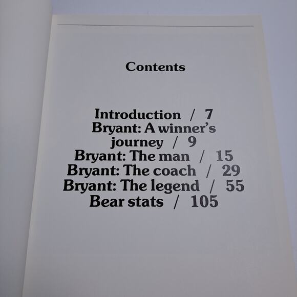 Remembering Bear: the life of Coach Paul 'Bear' Bryant 1983 Vintage Book - Picture 3 of 10